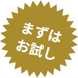 まずお試し